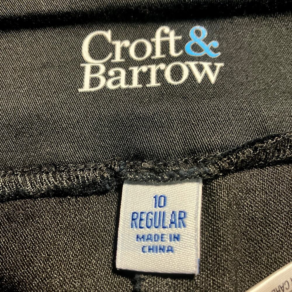 Croft & Barrow Women's Black Effortless Stretch Pull-On 16" Inseam Skimmer SZ 10 - Picture 5 of 7